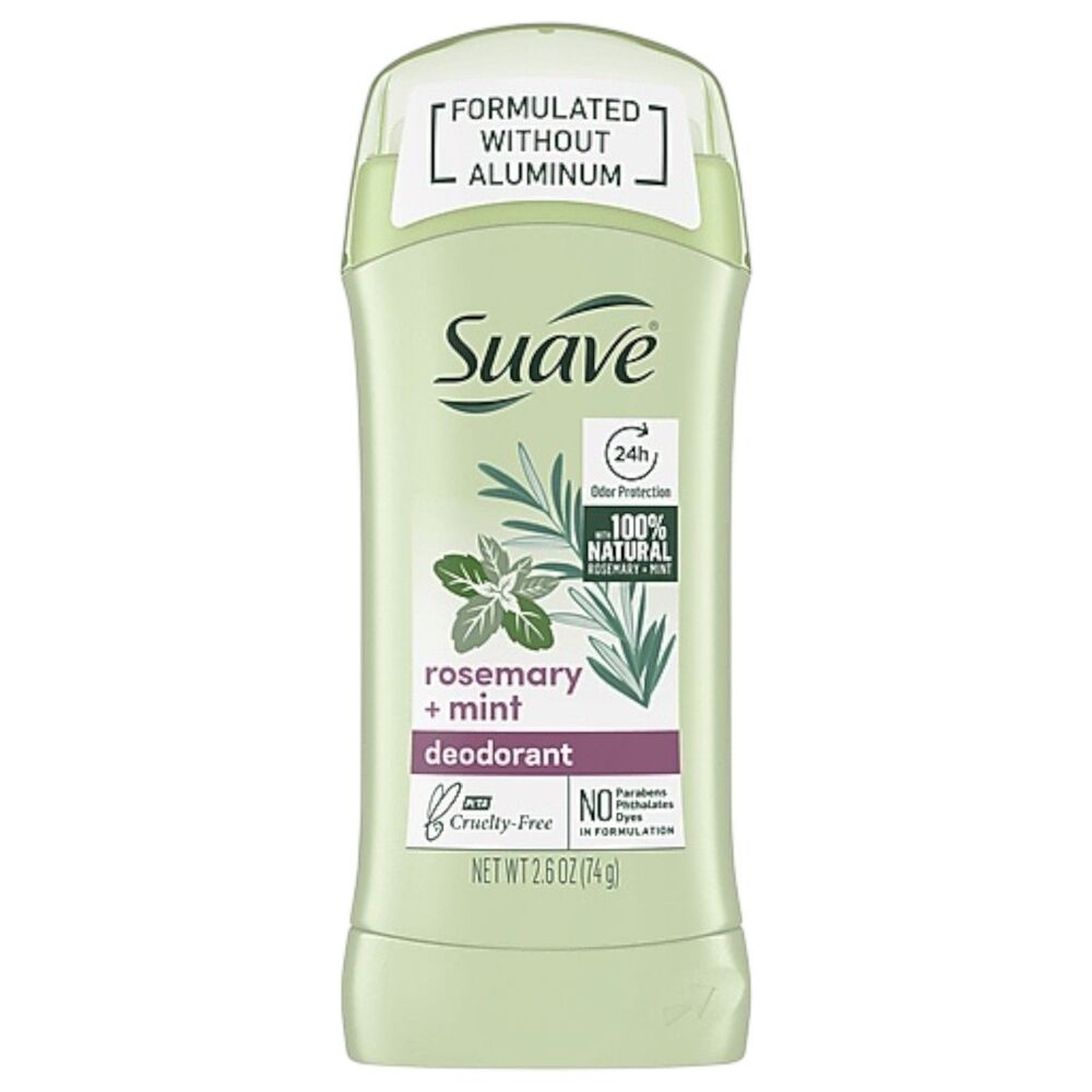 Suave Rosemary and Mint Aluminum Free Deodorant, 2.6 oz